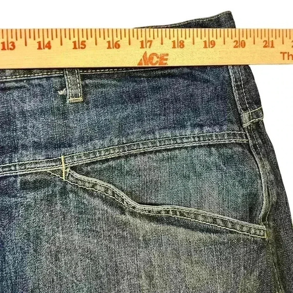 Marithe Francois Girbaud Jeans Mens Size 40 Baggy Wide Leg Vintage Y2K Cargo - Picture 6 of 6